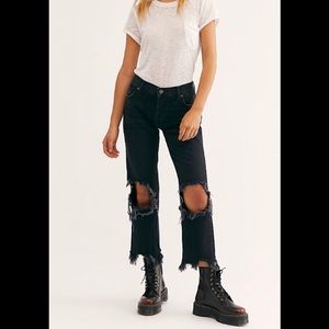 Maggie mid rise straight leg jeans
